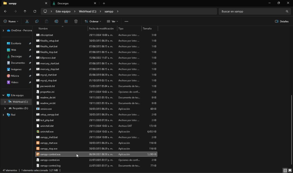 Cómo instalar XAMPP en Windows paso a paso - Salón de Clases