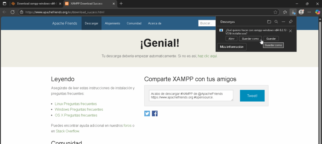 Cómo instalar XAMPP en Windows paso a paso - Salón de Clases