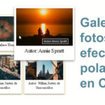 Galería de fotos con efecto polaroid en CSS - Salón de clases