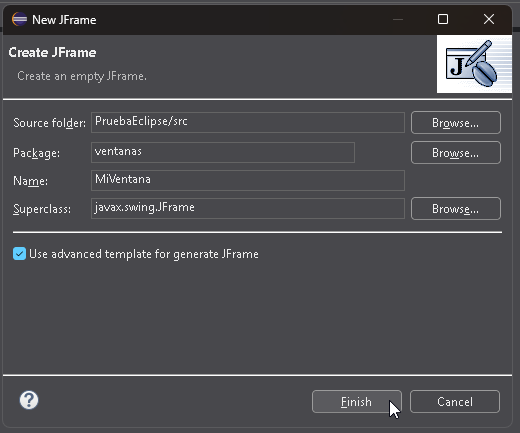 Cómo activar el editor visual de Eclipse para Java - Salón de Clases