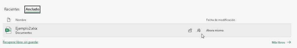 Gestión de archivos en Microsoft Excel - Salón de Clases