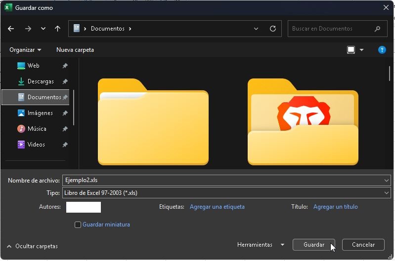 Gestión de archivos en Microsoft Excel - Salón de Clases