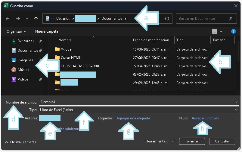 Gestión de archivos en Microsoft Excel - Salón de Clases