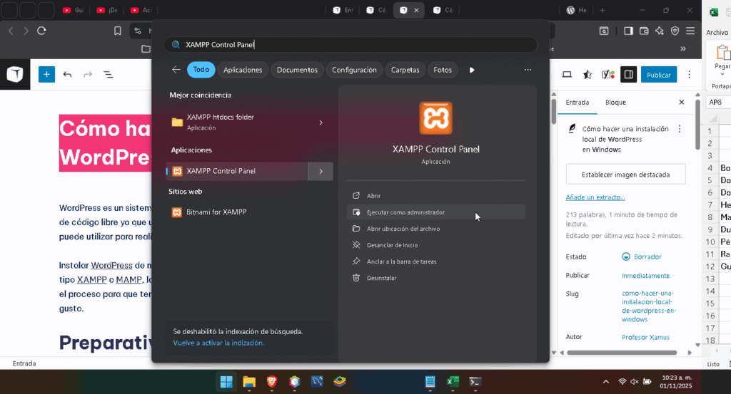 Cómo hacer una instalación local de WordPress en Windows - Salón de Clases