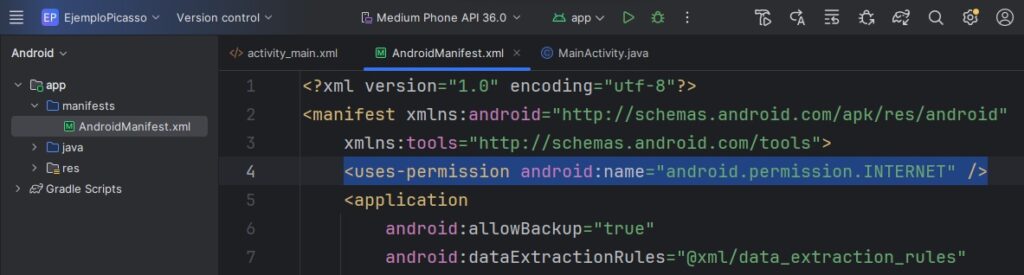 Cómo cargar imágenes desde una URL en Android - Hielo Creativo