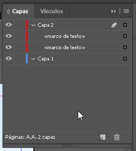 Nueva capa de texto en Adobe InDesign - Hielo Creativo