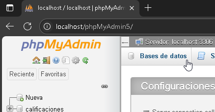 Creación de una base de datos desde phpMyAdmin - Hielo Creativo