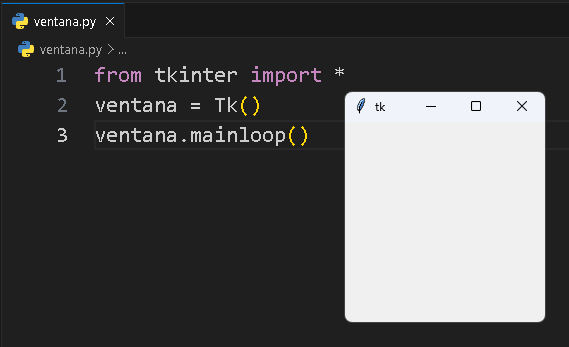 Cómo crear ventanas con tkinter en Python - Hielo Creativo