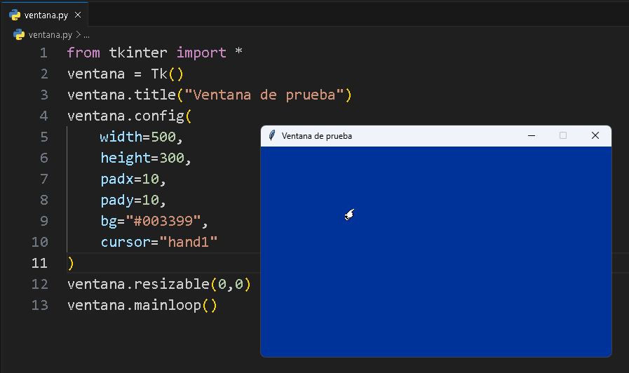Cómo crear ventanas con tkinter en Python - Hielo Creativo