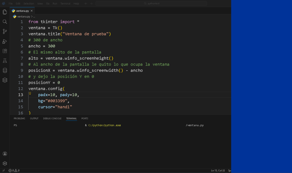 Cómo crear ventanas con tkinter en Python - Hielo Creativo