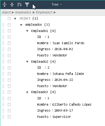 Un Árbol JSON en PHP - Hielo Creativo