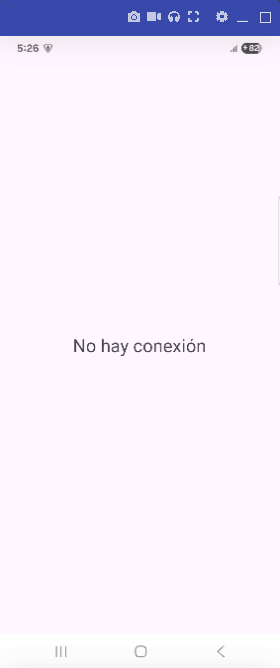 Emulador Android sin conexión - Hielo Creativo