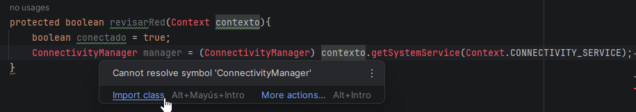 ConnectivityManager en Android Studio con Java - Hielo Creativo