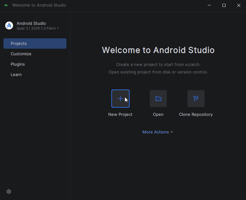 Crear un nuevo proyecto en Android Studio - Hielo Creativo