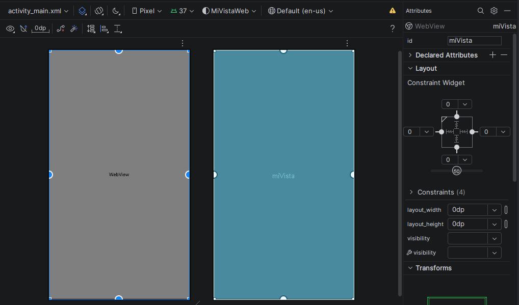 Ajustando el WebView en Android Studio - Hielo Creativo