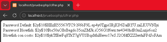 Cifrando contraseñas con password_hash en PHP - Hielo Creativo