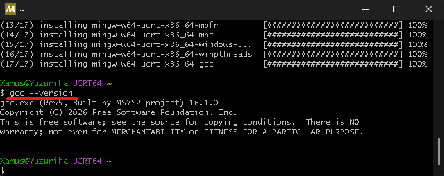 Comprobando la versión de GCC en Windows - Hielo Creativo