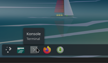 Abriendo la Terminal en Manjaro Linux - Hielo Creativo