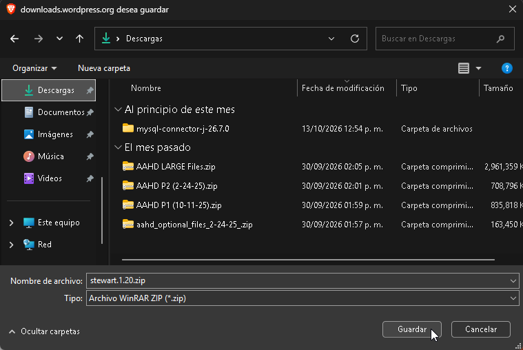 Descargar archivo ZIP con el tema de WordPress - Hielo Creativo